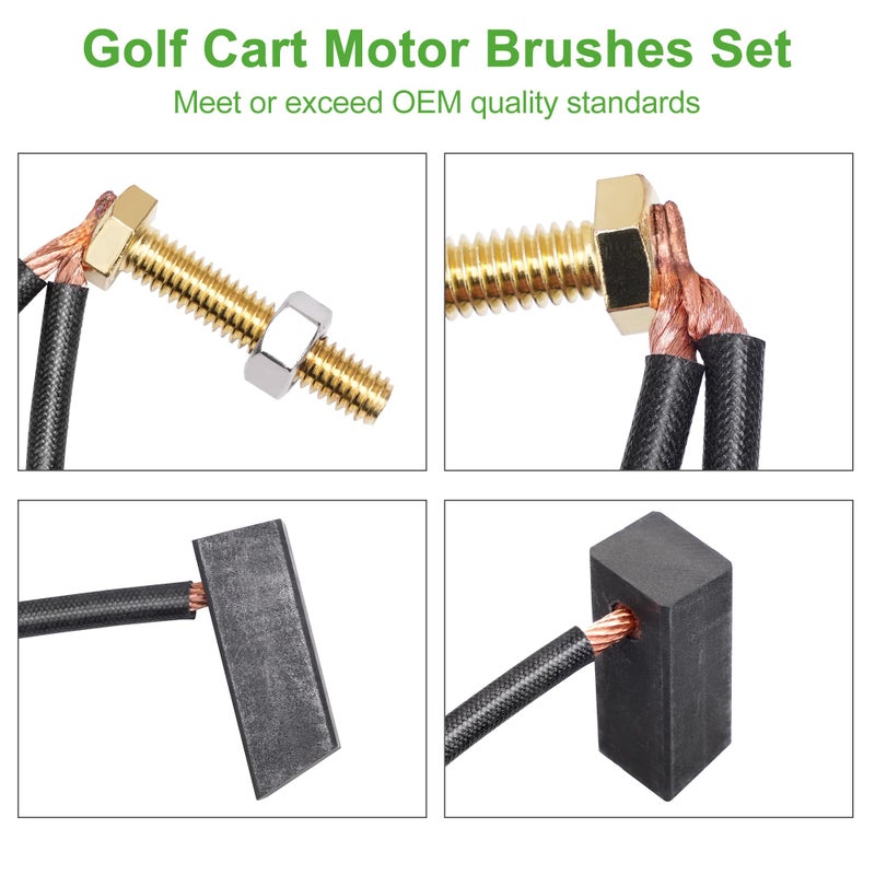 10L0L Golf Cart Motor Brushes Set 36 & 48-Volt Fits Yamaha Electric G8, G9, G14 & G16ï¼ŒClub Car 1994-up Golf Cart (2/ Package) - Image 5